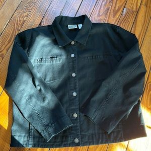 Vintage Chicos Black denim jacket women’s size 3x